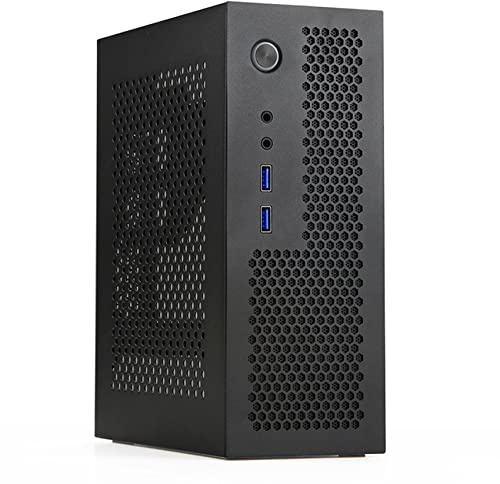 Pyanegn A09 HTPC Computer Case Mini ITX Gaming PC Chassis Desktop Chassis USB 3.0 Datorväska Hem Datorväska Svart