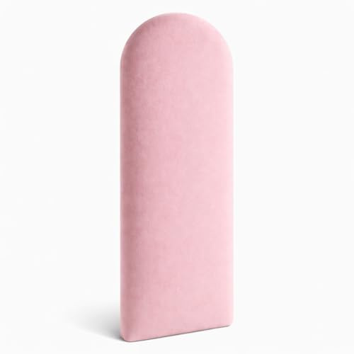 Angelo - Wandpolster - 3D Wandpaneele Bett - Wandkissen - Polsterpaneele - Polster Paneele - Gepolstert Paneele Wand - Puderrosa 60x15 - Polster Paneele - Deckenpaneele - Zaun