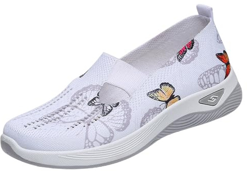 Zapatillas Padel Mujer Cordones Blancos Zapatillas Zapatos CuñA Zapatos Barefoot Casual Primavera Verano De Lona para El Verano