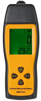 Kolmonoxidmätare LCD-skärm CO Gas Tester Handhållen Monitor Detektor Mätare Ljud- och ljuslarm för Professionell Analys