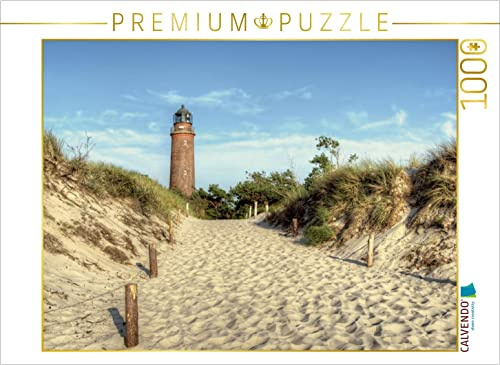 CALVENDO Puzzle Leuchtturm Prerow 1000 Teile Puzzle quer | Lege-Größe cm Foto-Puzzle für glückliche Stunden