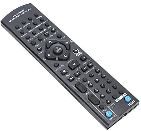 Télécommande Magnétoscope, Télécommande Lecteur DVD, Telecommande Universelle Remplacement pour enregistreur DVD/magnétoscope/DVDR RC286H/RC297H/RC397H