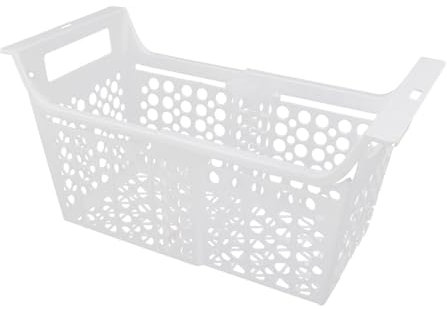 Chest Freezer Basket, Adjustable Chest Freezer Organizer Basket Expandable Deep Freezer Organizer Bins with Handle, Heavy Load Universal Freezer Storage Rack for Home Kitchen (L