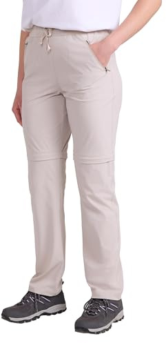 Mountain Warehouse Explorer Womens Zip Off Trousers Beige (R 22
