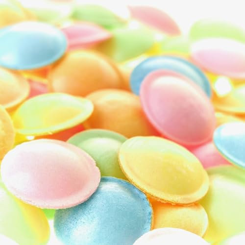 MyCandyShop Flying Saucer Sweets 170g - 100 x Flying Saucers - Retro Sweets In Bulk Cheap