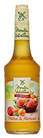 Moulin de Valdonne Sirop pêche-abricot - La bouteille de 70cl