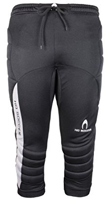 HO Soccer Icon Pantalón de Portero 3/4 Acolchado, Hombre, Negro, L