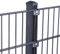 HORI® Doppelstabmattenzaun Komplettset 6/5/6 I Mattenzaun mit Klemmhaltern je 200 cm I Zaunelement verzinkt & pulverbeschichtet I Gartenzaun Metall I Sichtschutzzaun I Grundstücksbegrenzung I