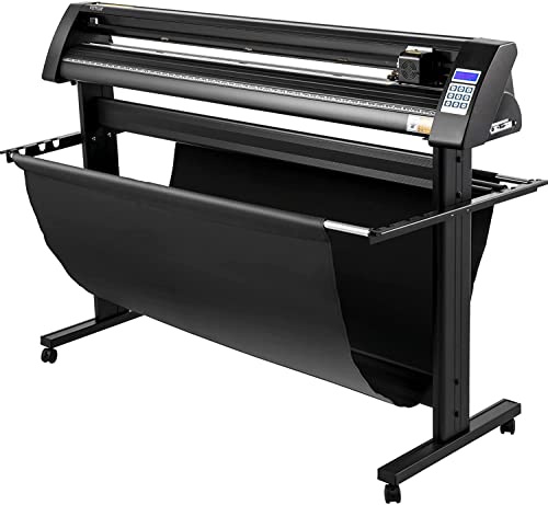 VEVOR Plotter da taglio in vinile, 1350 mm, plotter da taglio in vinile, macchina da taglio in vinile con software Signcut, 95 W taglierina in vinile efficace preciso con LED pannello digitale per
