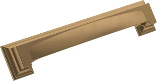 Amerock | Cabinet Cup Pull | Champagne Bronze | 5-1/16 inch & 6-5/16 inch (128 mm & 160 mm) Center-to-Center | Appoint | 1 Pack | Drawer Pull | Cabinet Handle | Cabinet Hardware | Zinc