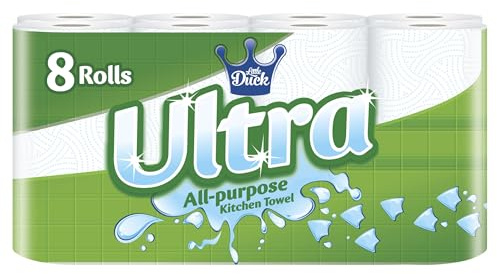 Little Duck 8 Ultra All-Purpose Kitchen Towel Rolls