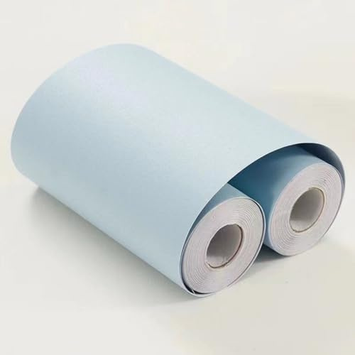 VisitRyl Bordi per Carta da Parati Adesivi Blu chiaro opaco 15cm X 1000cm Design Decorativo
