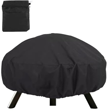 92 x 51 cm 420D Oxford-tyg, eldstadsöverdrag, rund eldstadsöverdrag, grillskydd, vattentätt skyddsöverdrag, brandskydd grillöverdrag (92 x 51 cm)