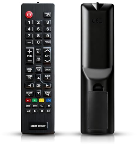 NiceBest Mando a Distancia para Samsung Smart TV BN59-01199F Compatible con Samsung Televisión Todos los Original (Sin Necesidad de programación) (1 Piezas)