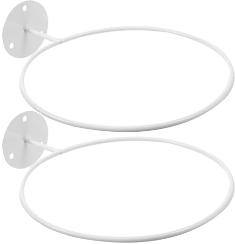 ANDRESLAD 2 Piezas Soporte Metálico de Pared para Balones de Fútbol y Baloncesto Estantería de Almacenamiento para Hogar y Garaje Exhibidor Compacto para Pelotas Deportivas