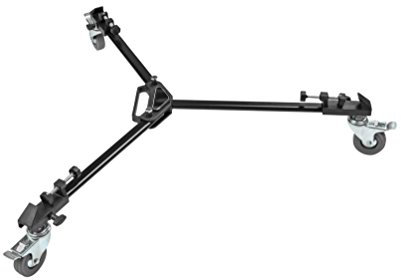 Bresser Fotostudio D-69 Dolly für Kamera und Lampenstative mit Rädern schwarz
