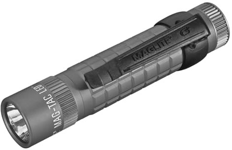 Mag-lite Mag-Tac LED-Taschenlampe, Cr123a, eloxiertes Aluminium, Urban Grey