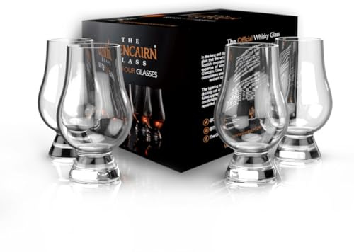 GLENCAIRN Whiskey Glass, Gift Set of 4 in 4 Pack