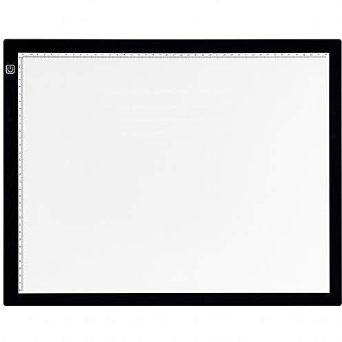 Lichtbox/Lightpad/Leuchtplatte LED A3 mit USB Anschluß, zum Durchpausen von Skizzen/Grafiken, für kreatives und entspanntes Arbeiten