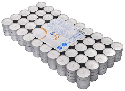 Lumini da tè, 15 x Ø 37 mm, circa 4 ore, 200 pezzi