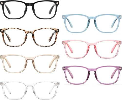 CCVOO Gafas de lectura para mujeres/hombres, anteojos, gafas de lectura de luz azul para mujeres/hombres, gafas de computadora, gafas de lectura