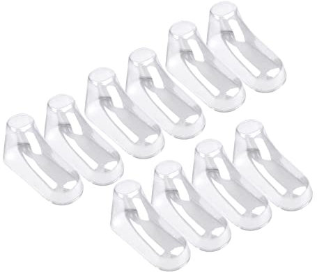 F Fityle 10x transparent bébé chaussure arbre vitrine portable professionnel botte titulaire mise en forme pour les enfants, 8CM