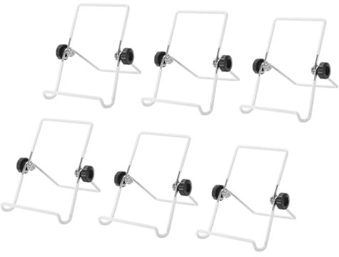 PATIKIL Soportes para Germinación, 6 Unidades de Soportes Ajustables de Acero Inoxidable Plegables para Tarros de Conservas de Boca Ancha para Cultivar Germinados