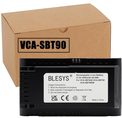 BLESYS VCA-SBT90 VCA-SBT90/XAA VCA-SBT90E VCA-SBT90E/VT Akku für Samsung Jet 90 Jet 70 Jet 75 Staubsauger 21,6V 86,4Wh ErsatzAkku VS15T7031R1/EN VS15T7032P4 VS20B75ACR5 VS20B75AGR1/GE VS20B75BDR5/WD