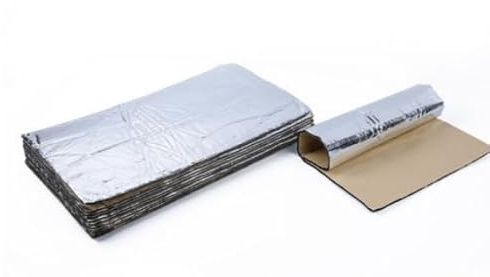 Tappetino Fonoassorbente per Auto,Tappetini Isolanti per Auto 250x180x5 Mm,Tappetino Isolante Autoadesivo per Auto,Tappetino Isolante per Auto Autoadesivo,Isolamento Acustico,Isolante,8 Pezzi