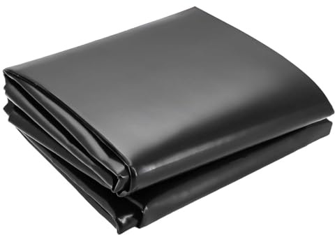 Revestimiento para estanques de 3x4m 5x5m 6x9m 7x10m, revestimiento de HDPE para estanques de peces, lámina para estanques de natación al aire libre, estanques de koi, fuentes de jardín y cascadas(3x7