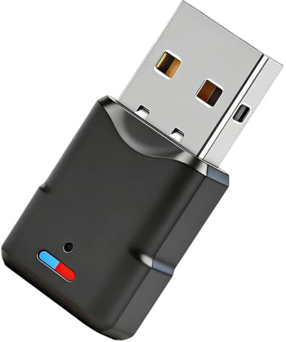 USB Bluetooth 5.3 Adaptador para PS5/PS4/PC/Switch Adaptador Bluetooth PC Transmisor Receptor de Audio Inalámbrico para Windows Macos Cascos Altavoces