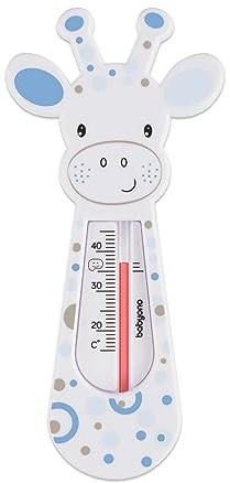 Baby Safe Floating Bath Thermometer GIRAFFE (White/Blue)