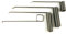 TPM Go 4pcs Lock Pick Set for Tumbler Lock Mortice Lock Lever Pick Wires