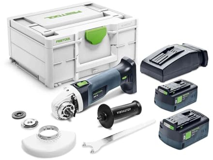 Festool Akku-Deltaschleifer DTSC 400 3,0 I-Plus (mit Akkupack BP 18 Li 3,0, Schnellladegerät, Schleifschuh, Protector, Longlife-Staubfangbeutel), im Systainer…