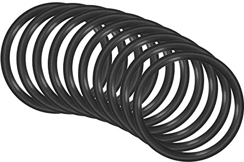 QUARKZMAN Nitrile Gomma O-Ring 45mm x 37mm x 4mm Guarnizioni di Tenuta Anelli Rubinetti Rotondo Guarnizione Rondella per Rubinetto Idraulica Riparazione Sigillatura Connessione, 10 Pezzi