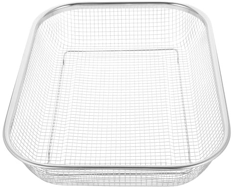 UKCOCO Passoire à Légumes Multifonctionnelle en Inox Grosse Taille Panier en Maille Résistant pour Égouttage Fruits et Légumes Accessoire Cuisine Pratique et Solide Panier Lavage