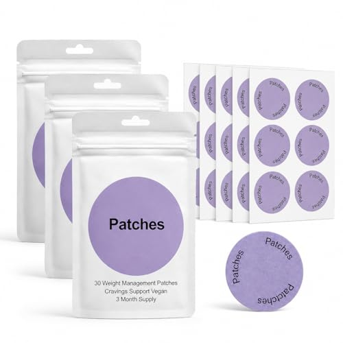 Parches Adelgazantes 90 Unidades con Berberina, Metabalance Patch para el Equilibrio del Metabolismo, Parches Corporales Suaves para Hombre y Mujer, Apoyo a la Rutina Diaria (A)