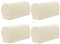 GEOCANG Armchair cover, Set of 4 non-slip armchair, sofa armrest protector, for furniture protector(Ivory white)