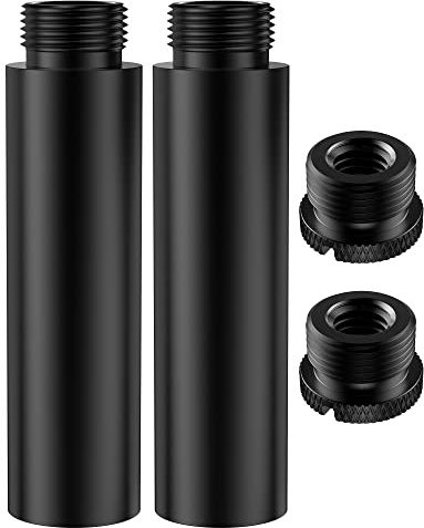InnoGear Mic Stand Extension Tube 2 Pcs 5/8 Thread Microphone Extender Kit