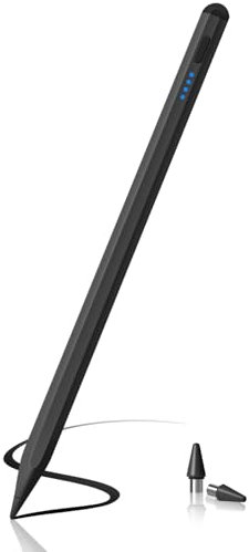 DAORANGE Penna per Tablet Touch Screen, Universale Stylus Pen Penna ad Alta Sensibilità per Android Tablet Compatibile con iPad, per Samsung, per Huawei, per XiaoMi,Smartphone (Nero)