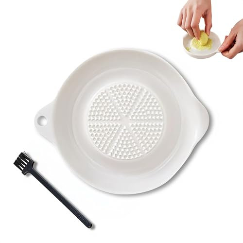 Grattugia In Ceramica Per Zenzero, 10,8 X 9 X 2 cm, Design A Denti Piccoli, Multifunzione, Per Zenzero, Aglio, Cipolla, Noce Moscata, Cioccolato E Formaggio, Multifunzione, Resistente Al Calore