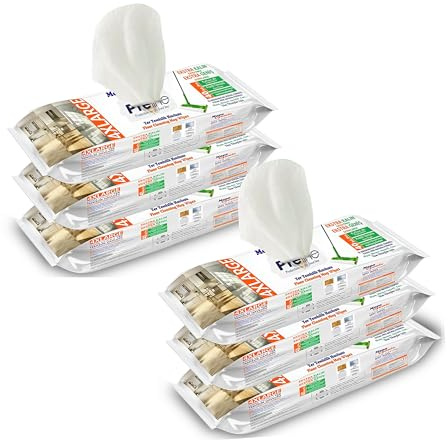 Preline Toallitas húmedas para mopa, paños de suelo extra grandes y gruesos, aroma jabón blanco, para azulejos, laminado, madera y vinilo, elimina polvo y suciedad, 40 unidades (6)