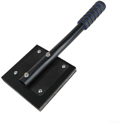 Square Tile Rubber Hammer, 150x150mm & 150x200mm, Tapping Block for Flooring Installation, Effortless Tile Laying with Thickened Rubber Gripper, Professionals and DIYers(150x150mm)