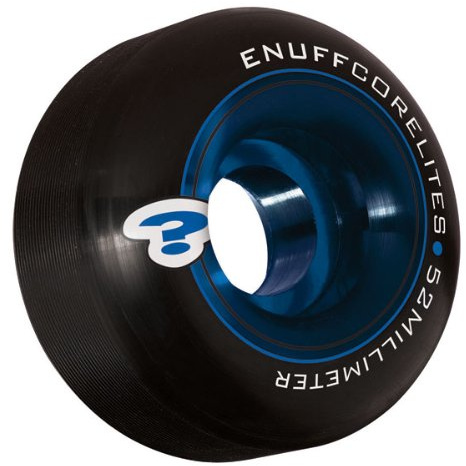 Enuff Corelites 52mm Black/Blue Skateboard Wheels