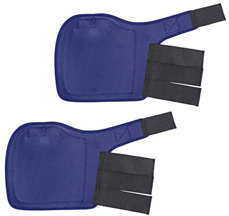 AXOC Pferdestiefelwickel, hochelastischer, weicher Stoff, Pferdebeinstütze, für Pferde(Dunkelblau)