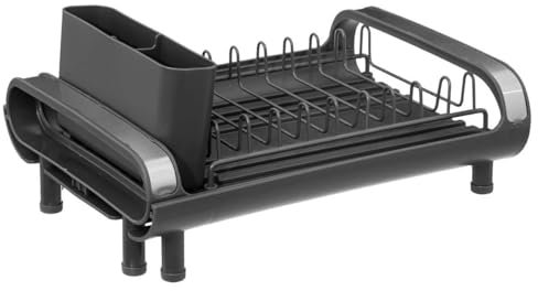 5five - égouttoir extensible 9 assiettes etira gris