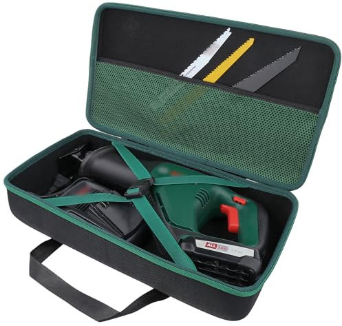 co2CREA Hart Tragbare Schutzhülle Etui Tasche für Bosch Akku Säbelsäge AdvancedRecip 18,Nur Tasche