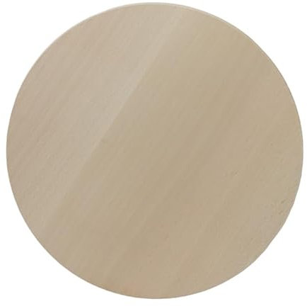 Tabla de madera redonda fi 40 cm para cortar Pizzy snacks de queso haya
