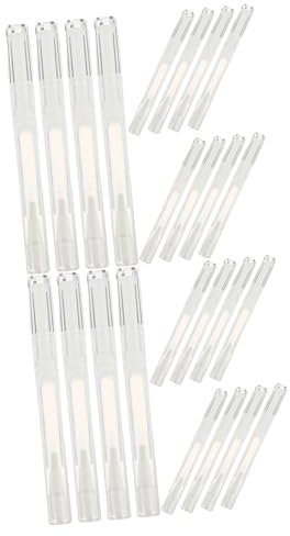 Baluue 12pezzi Pennina Per Olio Per Unghie Vuota Contenitore Trasparente Per Cosmetici Applicatore Pennello Portatile Tubetto Vuoto Per Trucco Per Unghie Accessori Per Manicure Pennina Di