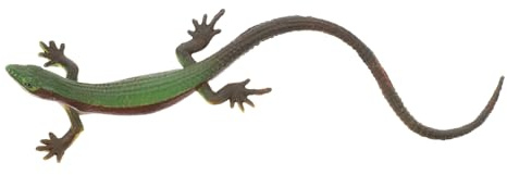 LRXIYODE Lucertola Giocattolo in Plastica Realistica per Figura Rettile Simulazione Decorativa per Giardino Balcone e Studio Riproduzione Educativa Animale Finto